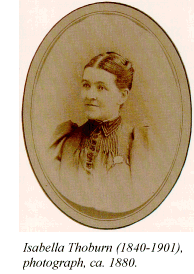 Isabella Thoburn (1840-1901), photograph, ca. 1880.
