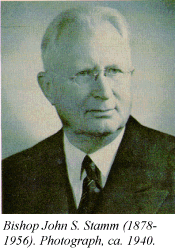 Bishop John S. Stamm (1878-1956). Photograph, ca. 1940.