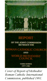 Cover of Report of Methodist/Roman Catholic International Commission, published 1981.